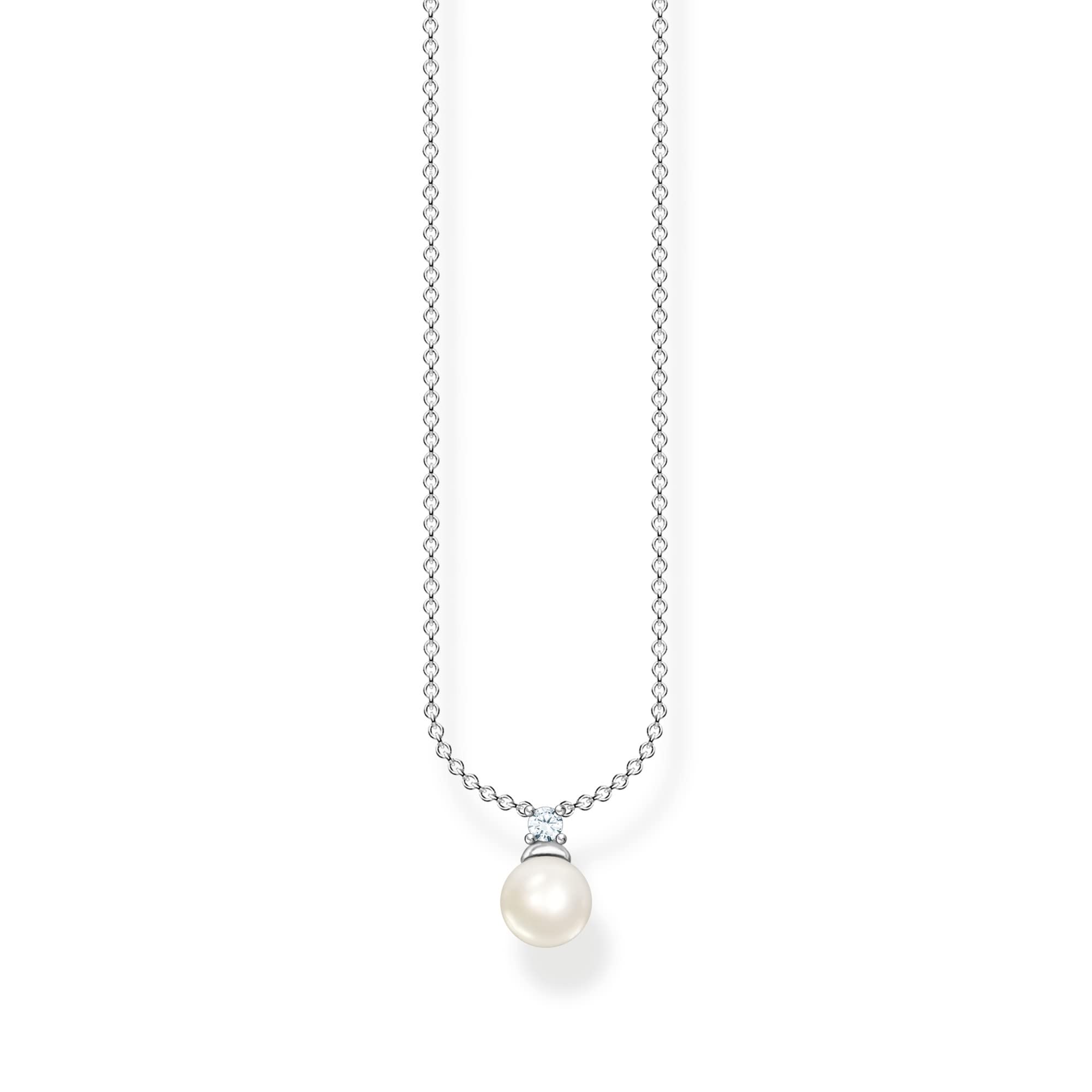 Thomas Sabo Necklace pearl silver 925 Sterling Silver