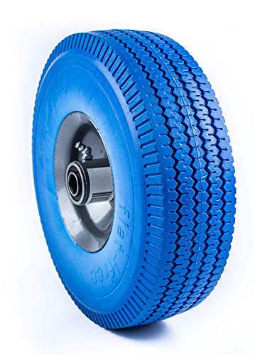 Rueda tubeless de caucho sólido 4 pulgadas miniatura 2