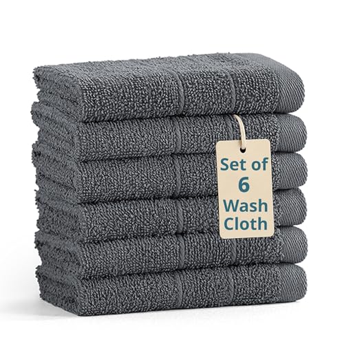 Casa Platino 6-Pack Wash Cloths
