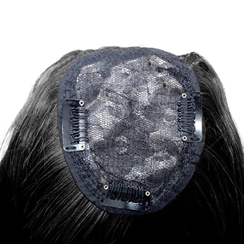 Image of Tressedup hair Closure /Toppers Straight Silky Synthetic Hairs Black for girls and women