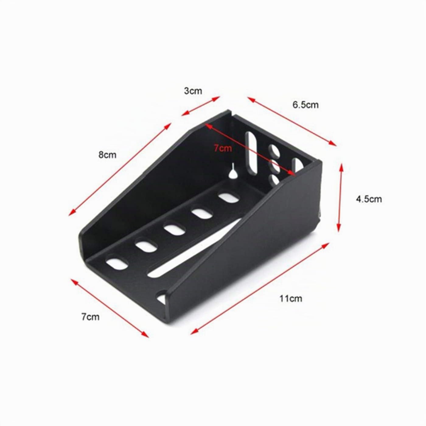M MODAUTO Soporte Lateral para Asiento del Coche, Soporte para Semibaquet, Longitud 360mm, 6 Piezas Incluidos, Universal (G460-360mm)