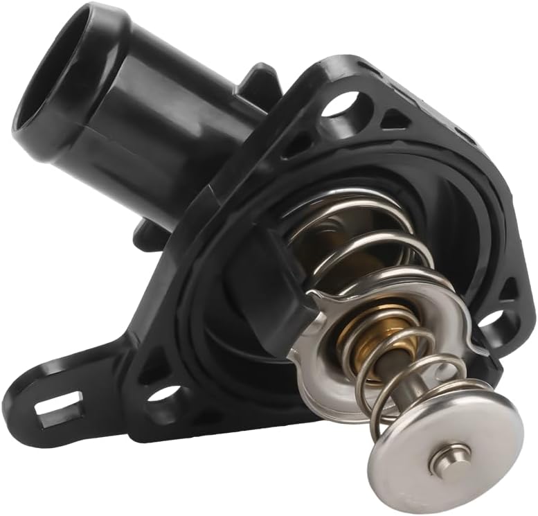 Engine Coolant Thermostat Housing Assembly - Compatible for Honda CR-V 2002-2006 for Acura RSX 2002-2006 - Replace Part 19301PNA003, 1430814