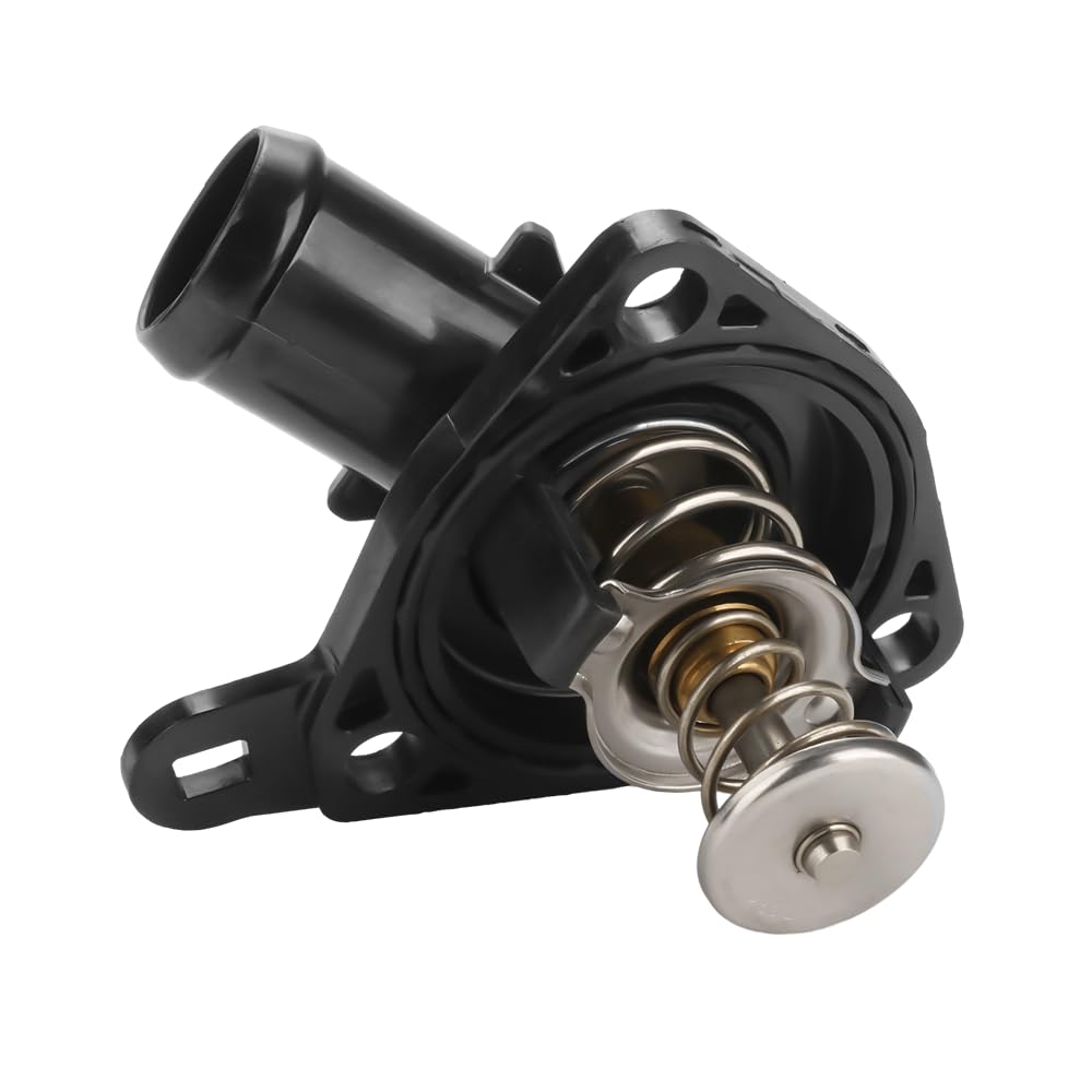 Engine Coolant Thermostat Housing Assembly - Compatible for Honda CR-V 2002-2006 for Acura RSX 2002-2006 - Replace Part 19301PNA003, 1430814