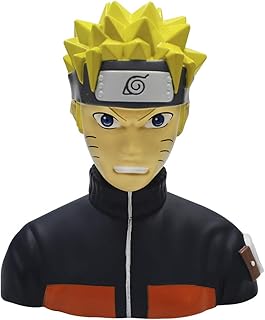 ABYstyle Naruto Shippuden 3D PVC Lightweight Coin Bank. Ideal for Holding Coins and Cash. Multicolor, Unisex, Decorative Piece for Home or Office. Great Gift for Anime Fans (Naruto)
