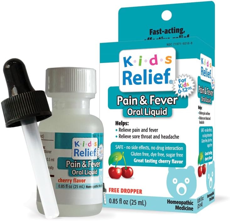 Kids Relief Pain & Fever Oral Liquid for Kids 0-12 Years