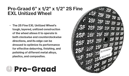 exl unitized wheel silicon carbide 634 diameter x 1234 wide x 1234 arbor 2s fine  13719  pack of 1