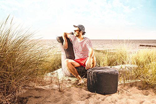 SITTING POINT only by MAGMA Sitzsack-Set Scuba Swing + Hocker anthrazit – Bild 3