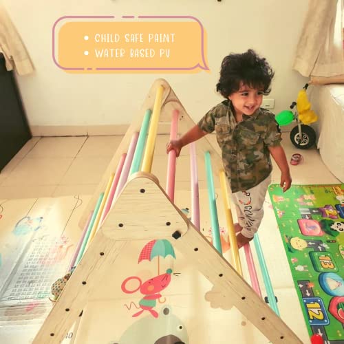 Ariro-Pikler-Triangle-Climbing-Frame-with-Two-Sided-Ramp-Holds-Upto-40kg-Adjustable-Frame-with-Slide-and-Climber-Ramp-for-Baby-Boys-and-Girls-for-1yr-to-3yr-Toddlers