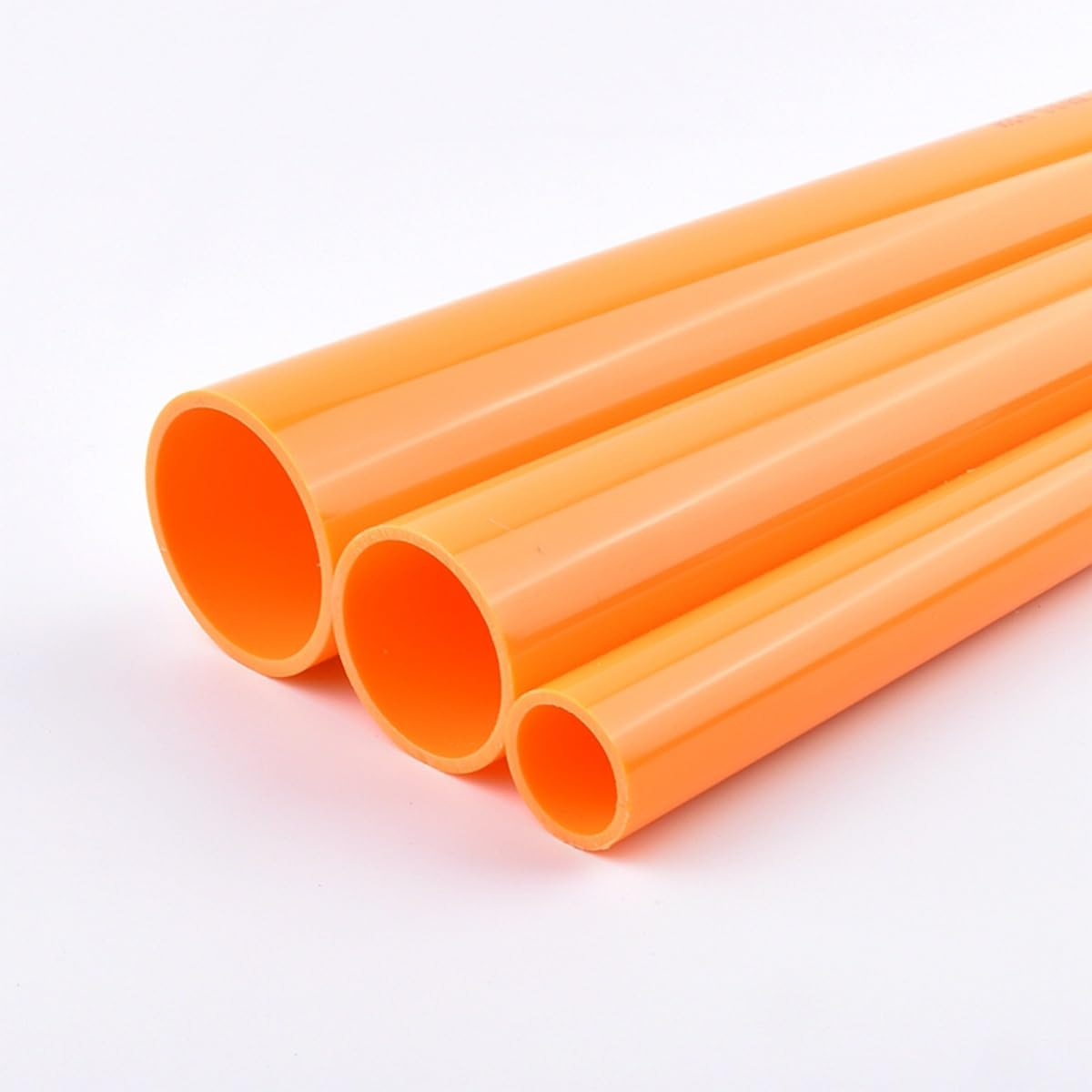 2szt. Średnica 20-50mm Pomarańczowa rura PCV, długość 50cm Rolnictwo Nawadnianie ogrodu Akwarium Rura wodna Łącznik rurowy