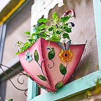 BLULILY Seau De Rangement En Métal Pour Parapluie, Vase Décoratif Pour La Maison, Le Salon, Le Bureau, Environ 7,5 X 25,5 Cm, Noir