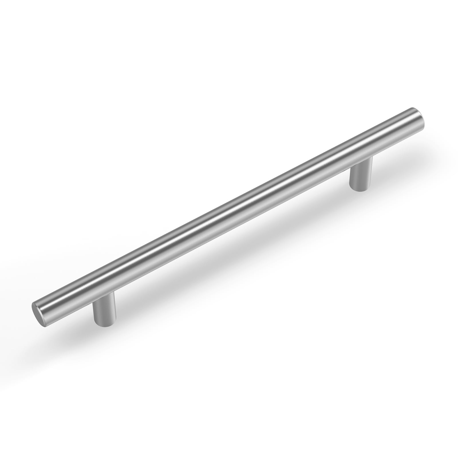 Goldenwarm 10 Stück Griffe für Küchenschränke, 128mm Bohrlochabstand Möbelgriffe Edelstahl, Schubladengriffe, Küchengriffe, Kleiderschrank Griffe, Schrankgriffe Silber