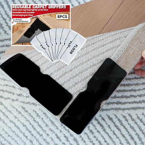 Reusable Carpet Grippers Washable 8PCS
