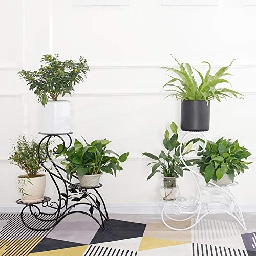 Flower pot stand Interior decoration creative metal Nordic simple iron three-layer small fresh storage rack
