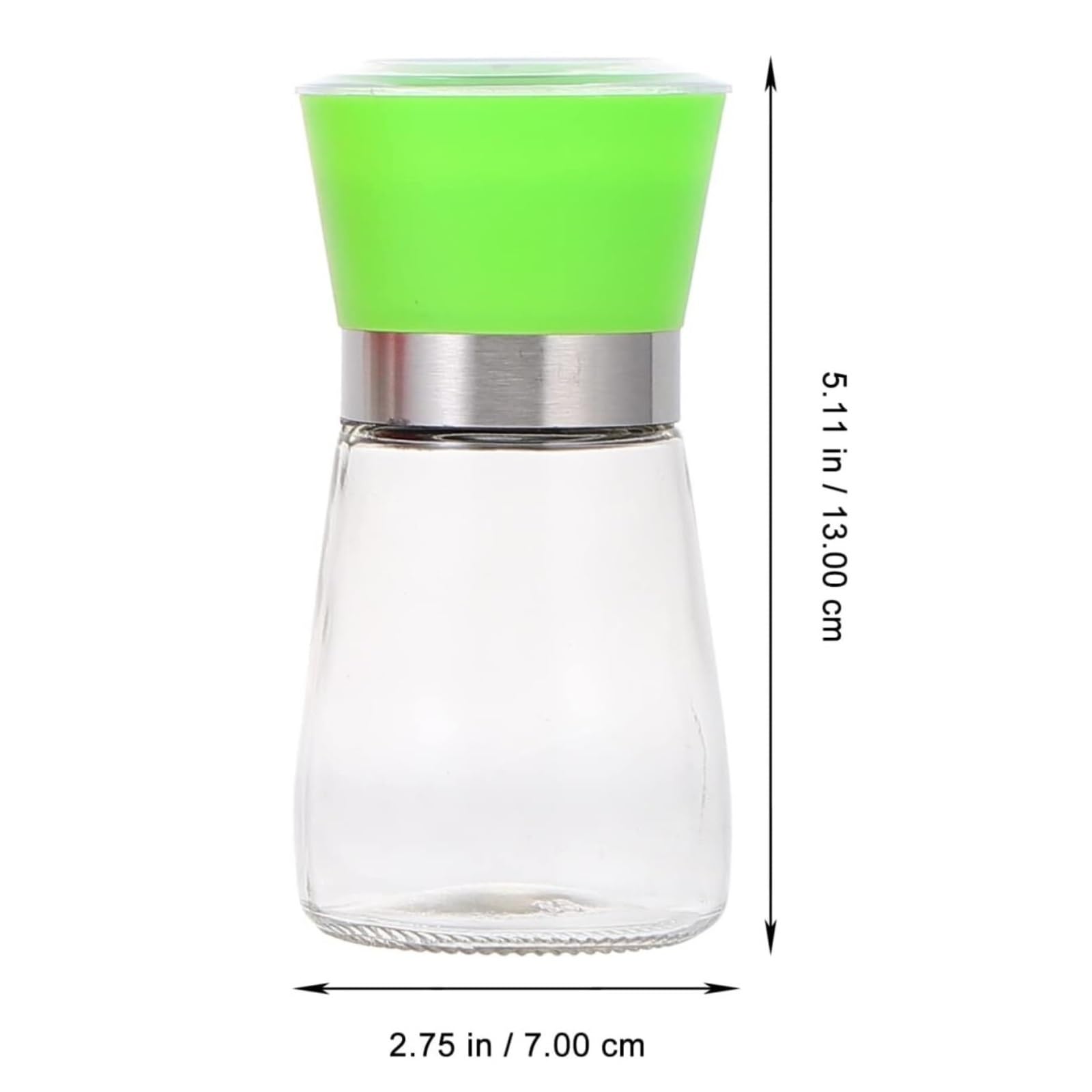 Moulin À Poivre Et Sel Bocaux De Broyeur, Opération Cuisson, Récipients en Verre, Shaker Poivre pour Moudre L'assaisonnement, 4 Pièces Broyeur À Épices