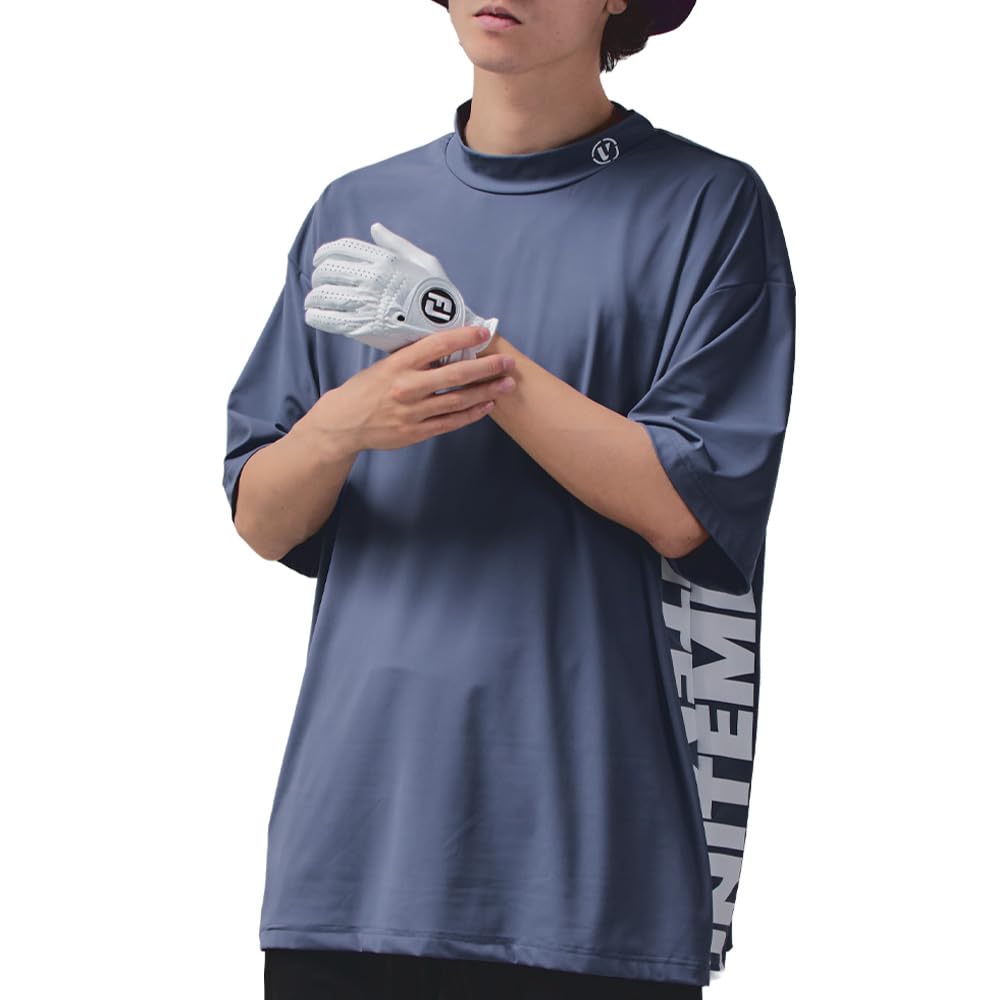 Amazon.co.jp: [UNITEMENT] ゴルフウェア モックネック メンズ