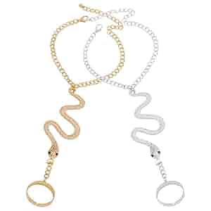 【LAZY DAWN】snake thin bracelet B022〜ブレスレット★2021NEW thin snake bracelet (gold) #b25 | garcia