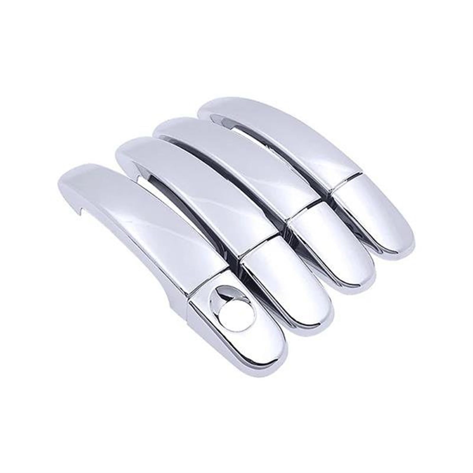 Hjkdsz Style 1 Car Door Handle Cover Exterior Trim Decorative For Ford For Focus 2 Mk2 .5 2004-2010(Style 1)