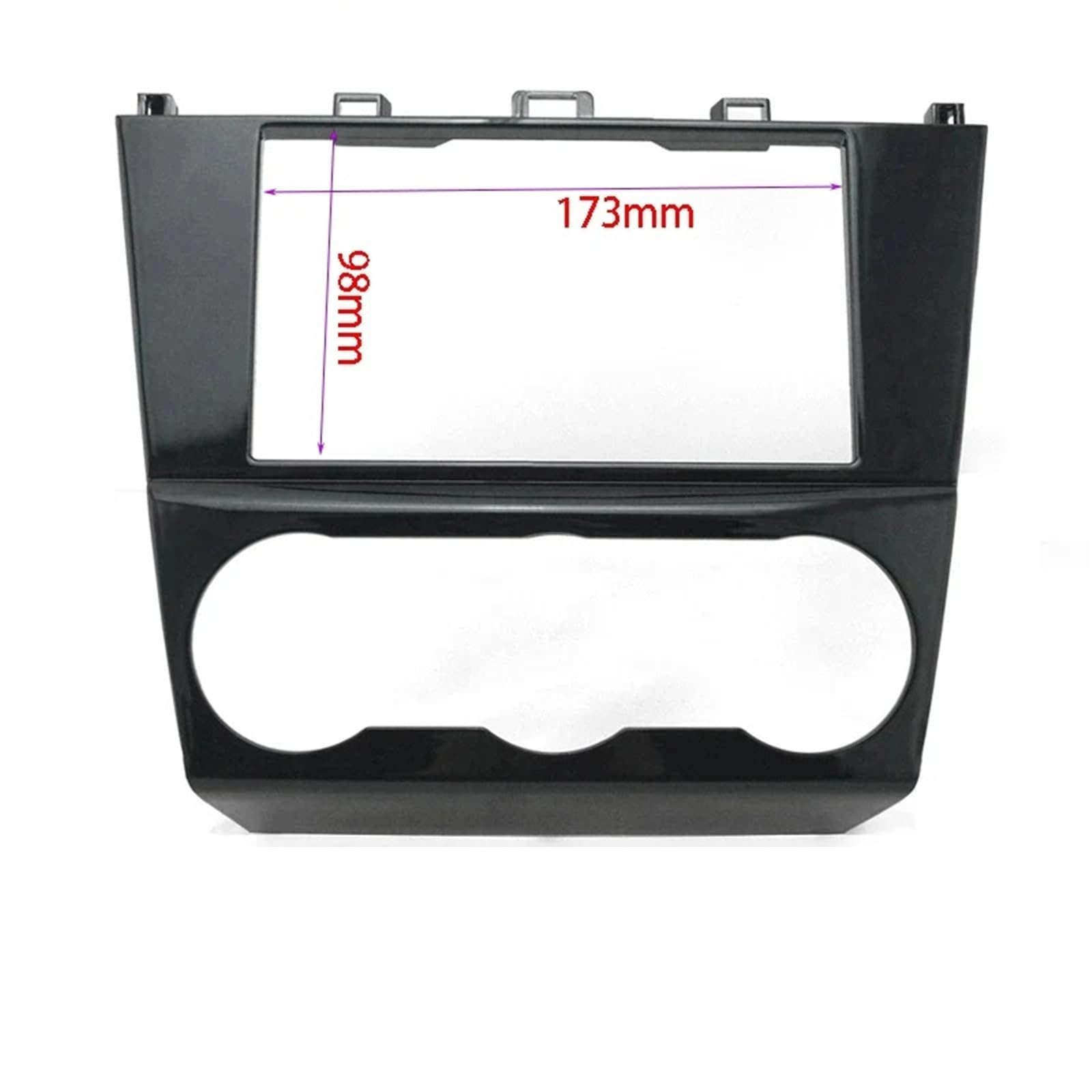 Cadre Panneau D'autoradio pour Subaru pour Impreza pour Forester XV 2015 + Voiture Réaménagement 2DIN Radio Stéréo DVD Cadre Fascia Tableau Bord Kits D'installation