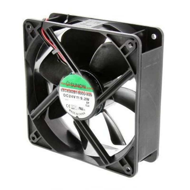 Ventilador EEC0382B2-D02U-AA9 de 2 cables para equipos industriales