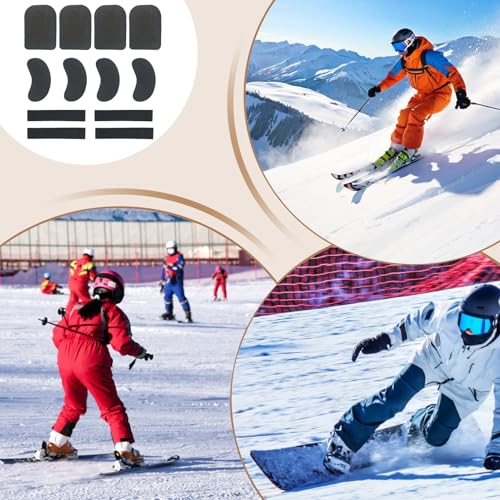 Protector de tibias para esquí y snowboard con cojín de protección de tibia 4