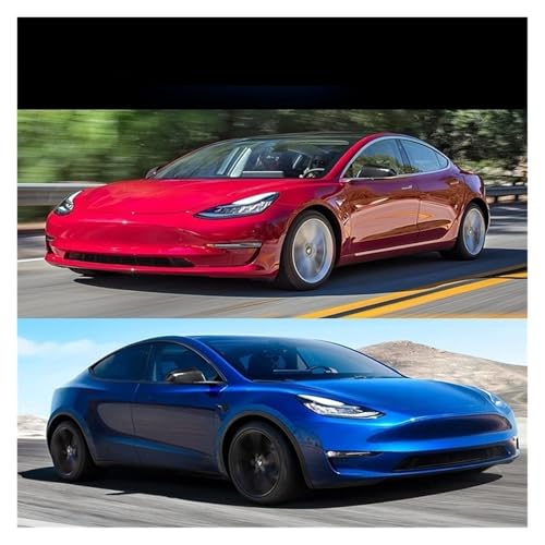 Couvercle rétroviseur Tesla Model Y ABS robuste coque latérale gris de rechange - 6