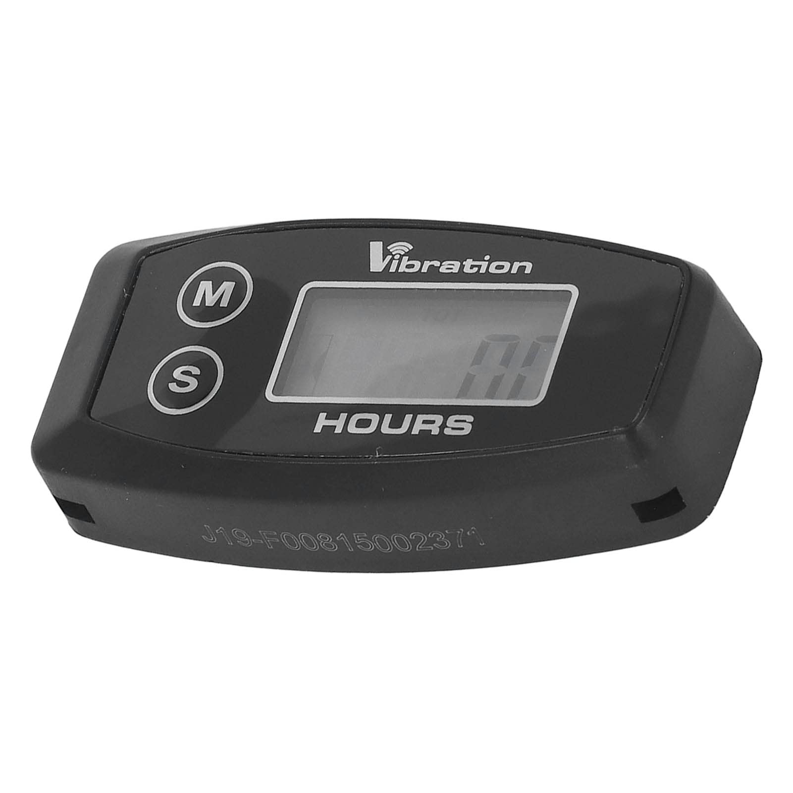 Contador de Horas Inalámbrico Temporizador de Trabajo de Activación de Vibración Digital para Motores y Generadores Marinos 9999.9h ABS