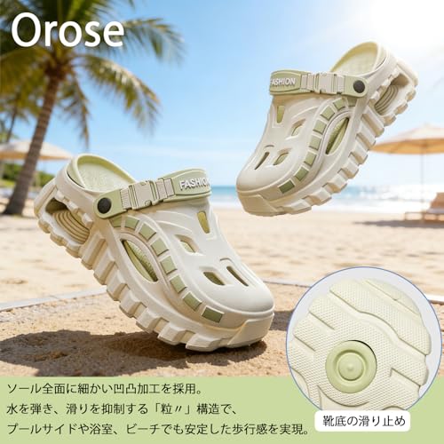 Oroseメンズサンダル 厚底ソール クッション性