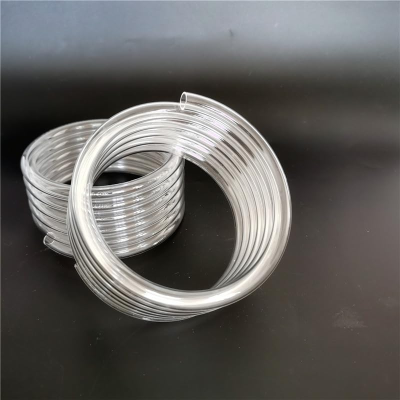 Tubo de cuarzo helicoidal transparente de alta precisión científica 5