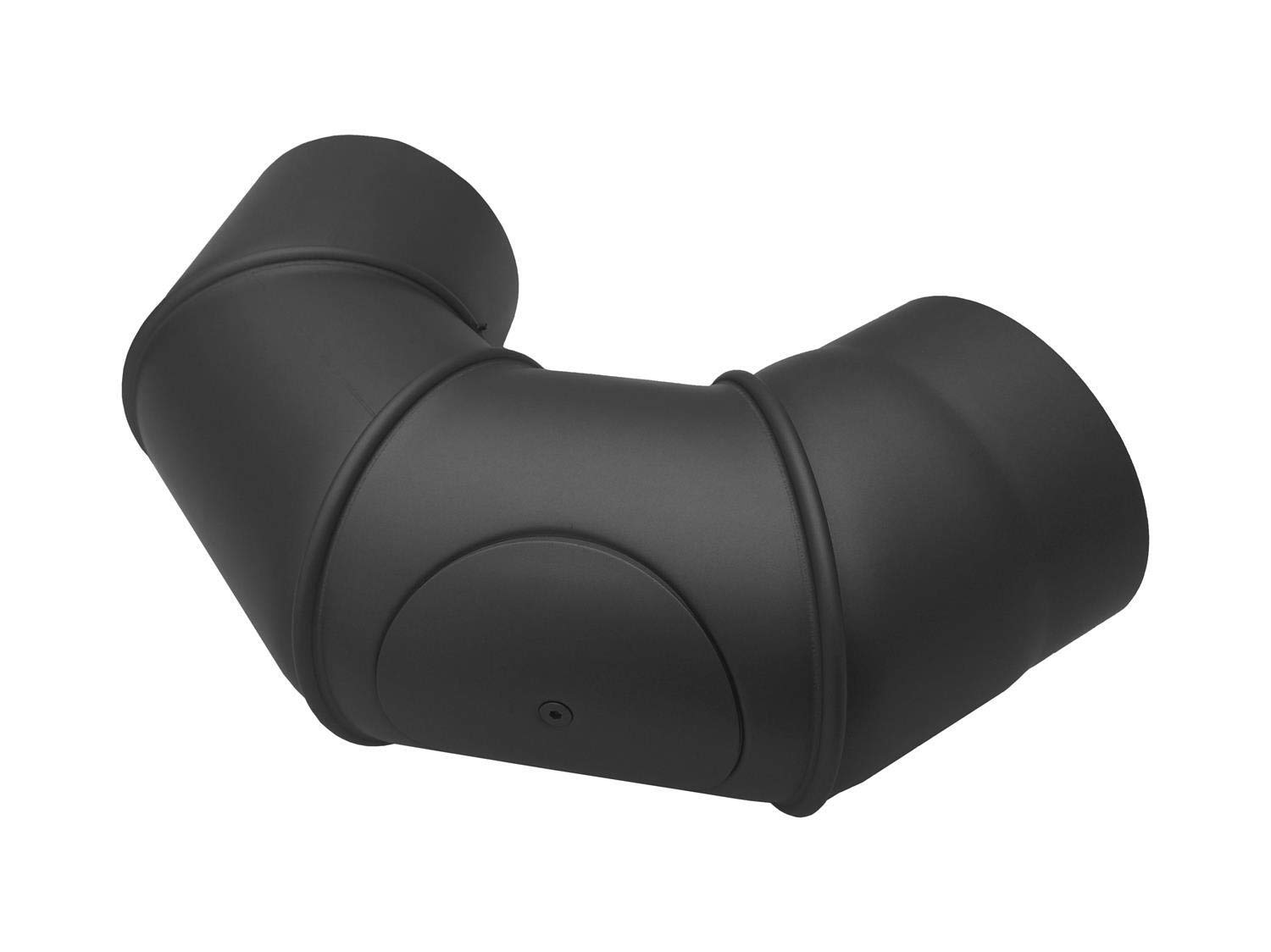 EWO Ofenrohr-Bogen 150 mm Durchmesser - Ofenrohr Multibogen 0°-90° Schwarz - Senotherm-Beschichtung - rußbeständig, frost- und tauwechselbeständig