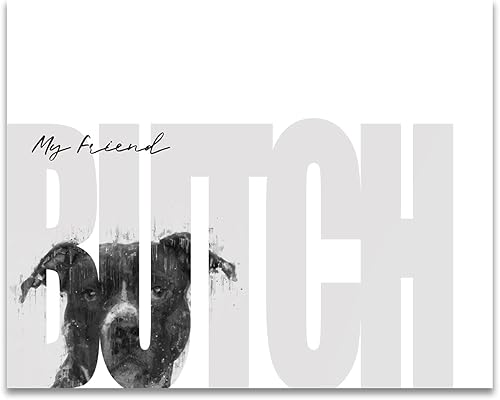 Miniatura 5 de Personal-Prints My Best Friend - Regalo personalizado para dueño de perros (montaje en bloque de 11 x 14 pulgadas, Labrador Retriever - Chocolate)