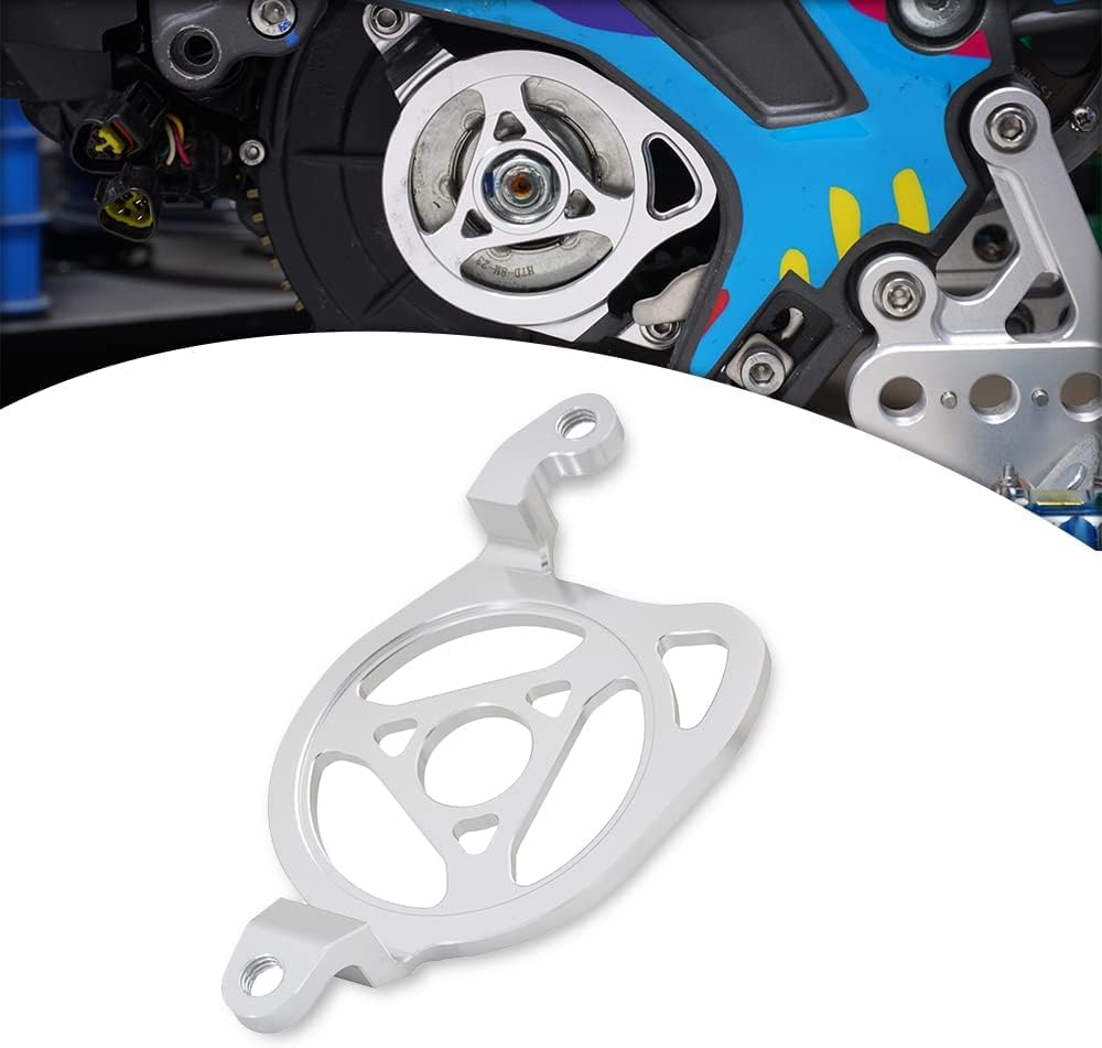 Engine Case Saver Cover for Surron,Pulley Guard for Dirt Bike Sur Ron Light Bee X and S/X160/X260/L1E-Silver