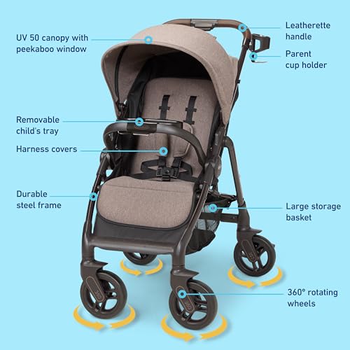 Graco Merge 360 Stroller, Sable - image 7