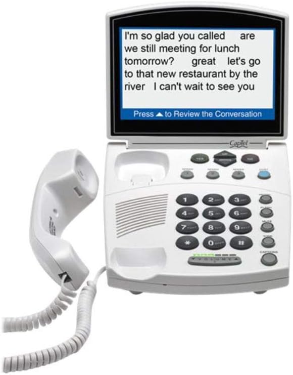 Hamilton CapTelHamilton CapTel 840i - Real Time Captioning Corded Telephone - Includes Free Liberty Health Supply Microfiber Screen Cloth!