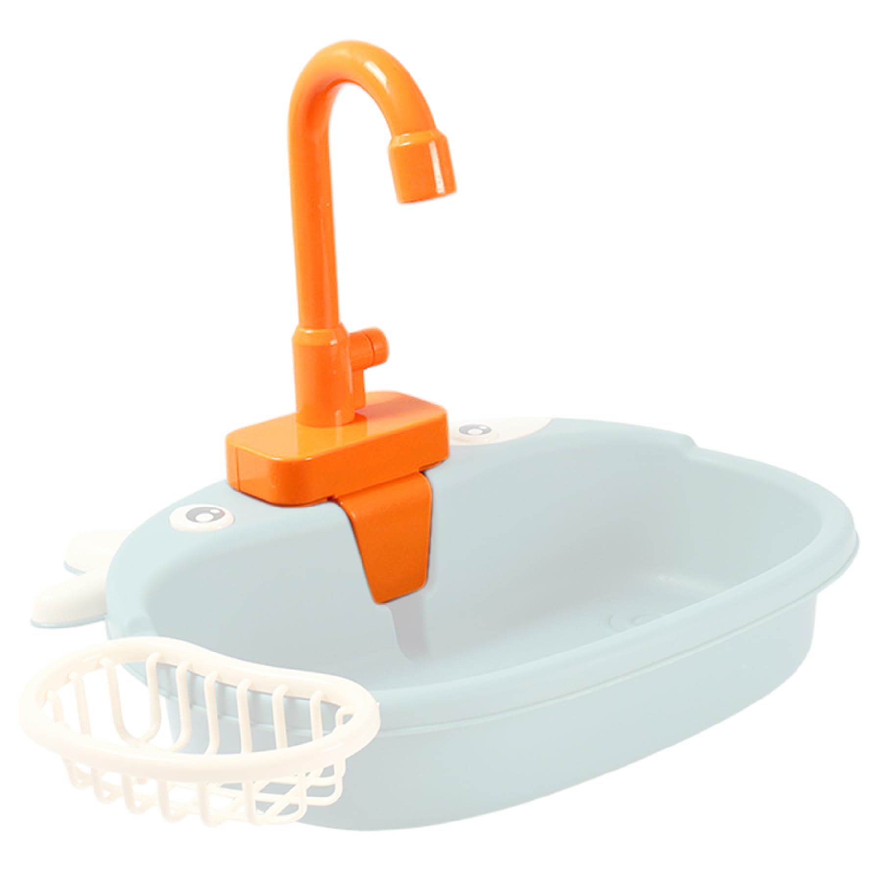 Toy Sink Faucet, 5.5x10.2x3 Plastic Replacement Kitchen Sink Toys Faucet, Playhouse Accessories for Boys Girls Toddlers