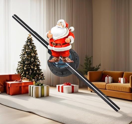42 cm 3D Hologram 234 LED Fan,16.5 Inch 3D Hologram Video and Images for Shop Home Party Event Festival Advertisement with Bluetooth, WiFi, Remote, App Control | 1 Year Warranty-image-30