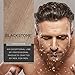 Blackstone Men's Grooming 2-in-1 Facial Scrub & Shave Gel with Vitamin E & Peppermint - Cleanse & Exfoliate | Hydrates Skin After Shaving | Paraben & Cruelty Free | USA Made, Sandalwood (6 oz)