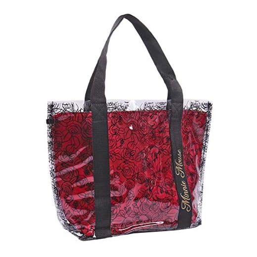 CERDÁ LIFE'S LITTLE MOMENTS 2100003306, Bolsos Grandes de Playa de Minnie con Licencia Oficial Disney para Mujer, Rojo, L