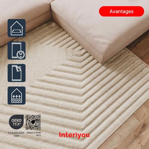 Tapis berbère crème