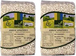 Kit 2X: Arroz Arbóreo Polido Orgânico Coopernatural 500g