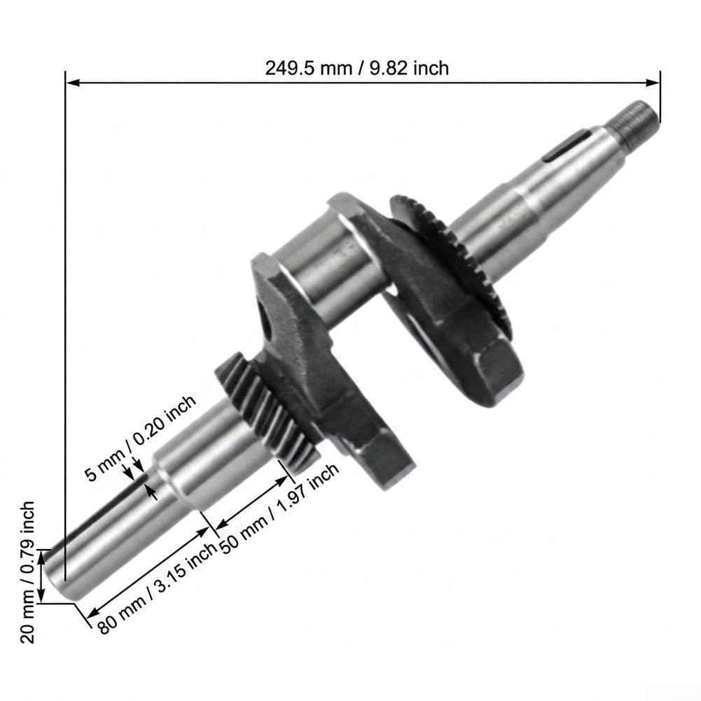 Chaveta de Cigüeñal para Motor para honda para gx160 248mm Chaveta(20Axis)