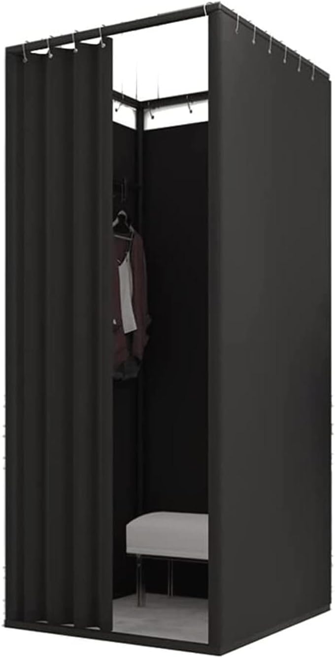 OLOTU Fitting Room Clothing Store Changing Room Easy to Install Privacy Tent Floor-Standing Mobile Square Dressing Room for Shopping Malls Protective