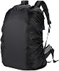 70L Waterproof Backpack Rain Cover Camping Hiking Rucksack Bag Rainproof Cover Foldable Dustproof Backpack Protector for Hiking Camping Cycling Black