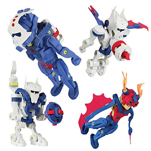 Bloco Toys Build Your Own Superhero | Stem Toy | Comics, Action Figures | Diy Building Construction Set (300 Pieces), Blue/Red/Yellow/ #TOP2