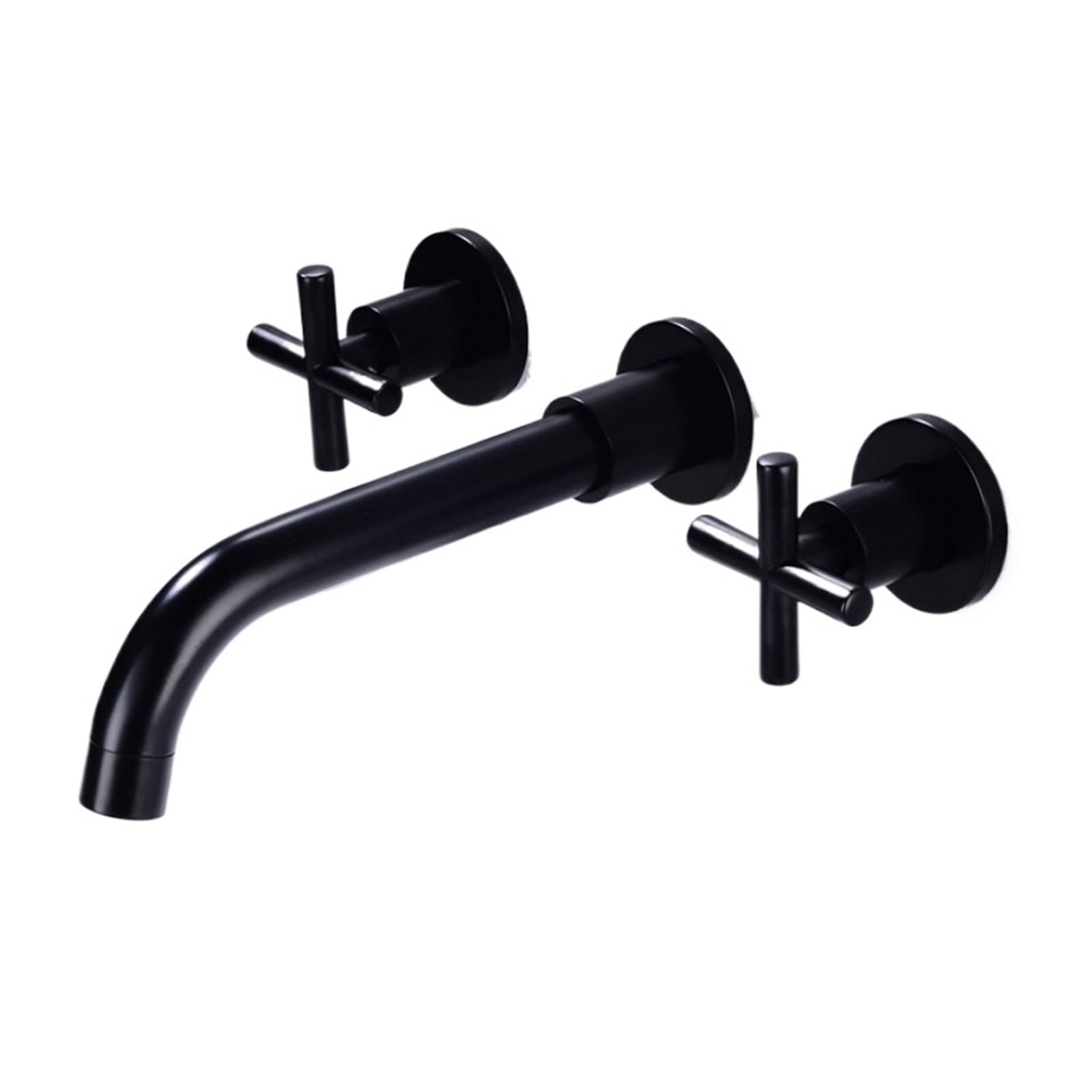 Robinet de cuisine en laiton d'exception au design noir vintage et finitions premium