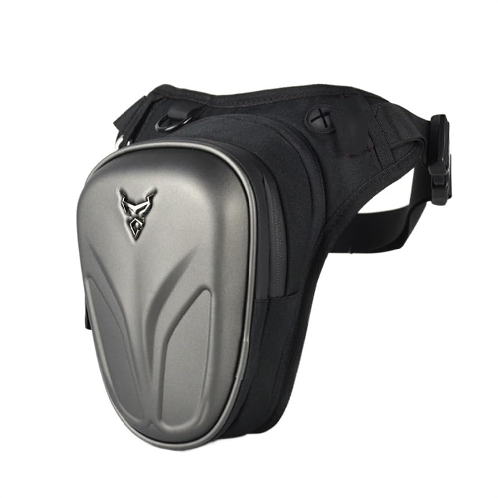 Sacoche De Jambe Moto Sac de Jambe de Moto, Sac de Cuisse étanche en Fiber de Carbone, Sac de Taille de Cyclisme, Sac à Dos de Moto Mince, Pochette Banane Sacoche Jambe Moto(Matte)