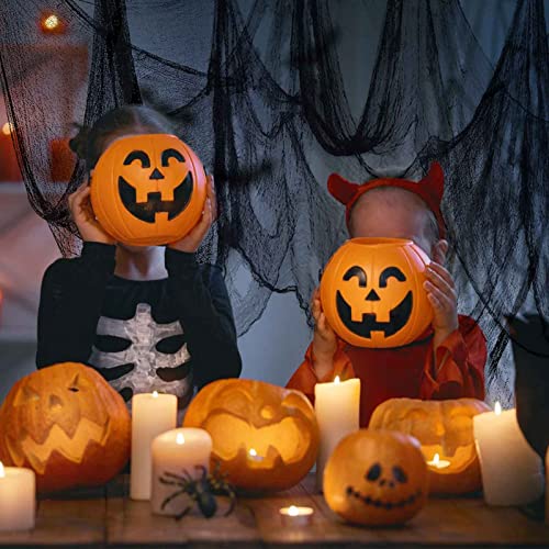 Llablurr Halloween Creepy Cloth Decor, 30X400 Inch Large Spooky Halloween Black Cover Gauze For Home/Party/Patio/Garden/Haunted House, Fabric Halloween Decorations Outdoor & Indoor #TOP19