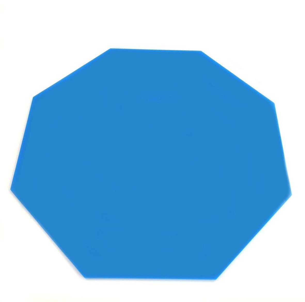 Servewell Bright Blue Octagonal Cake Board - 9 X 9 Inches (23 X 23 Cm)
