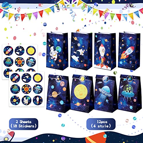 Tatouage astronaute et marque-pages pour pinata espace anniversaire garçon - 2