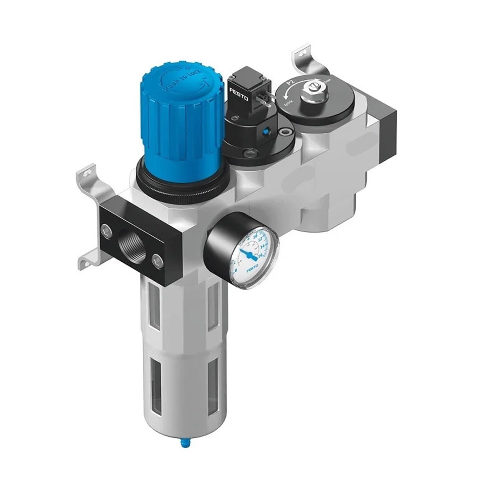 LFR-3/8-D-MIDI-KD 185749 LFR-3/8-D-MIDI-KD-A 185750 Air Treatment Unit Combination(185749)