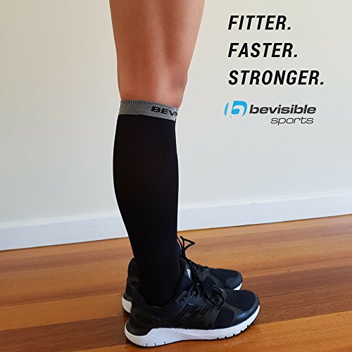 Image of BeVisible Sports Ultimate Compression Socks 20-30mmHg For Men & Women 1 Pair